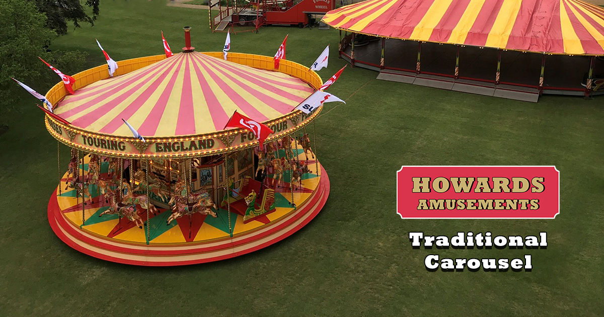 Traditional Carousel Hire UK by Howard's Amusements Ltd